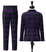 Nixon, R Tartan Suit Back