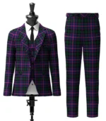 Nixon, R Tartan Suit Front