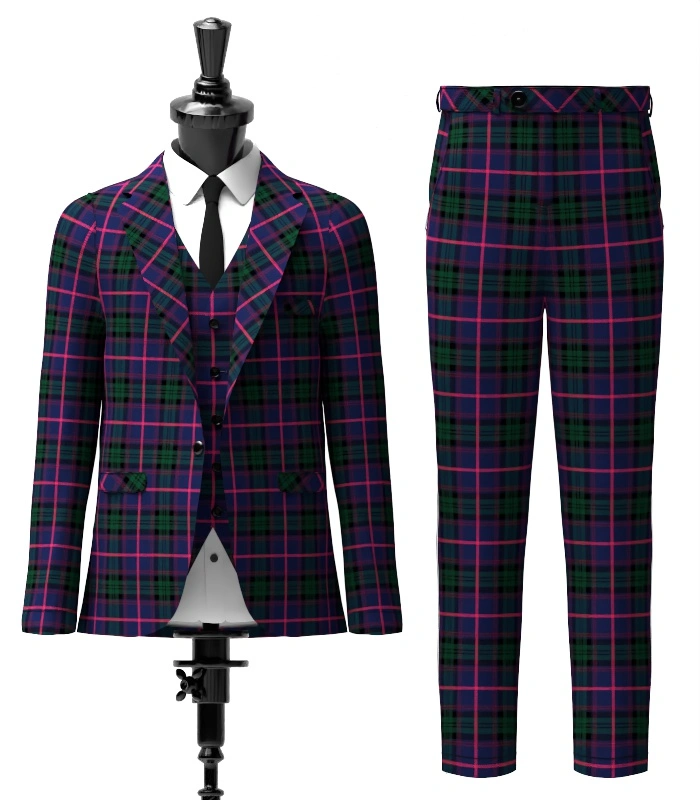 Nixon, R Tartan Suit Front Nixon, R Tartan Suit Front