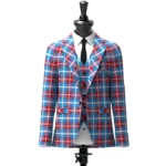Norwegian Centennial Tartan Jacket Front