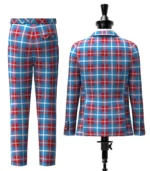 Norwegian Centennial Tartan Suit Back