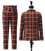 Norwegian Night Tartan Suit Back