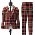Norwegian Night Tartan Suit Front