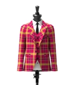 O’Meehan Tartan Jacket Front