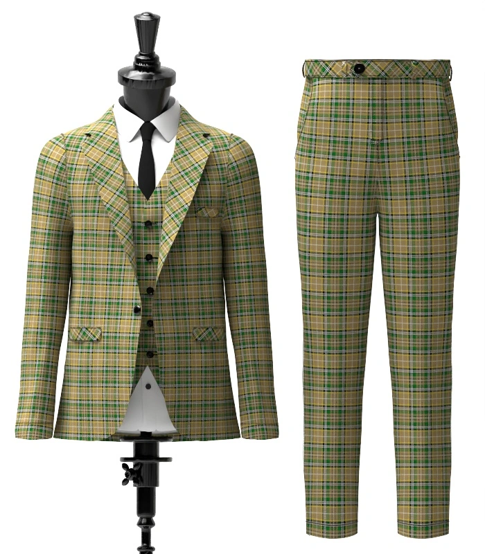 O_Farrell Tartan Suit Front O_Farrell Tartan Suit Front
