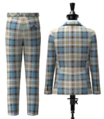 O_Rourke Tartan Suit Back