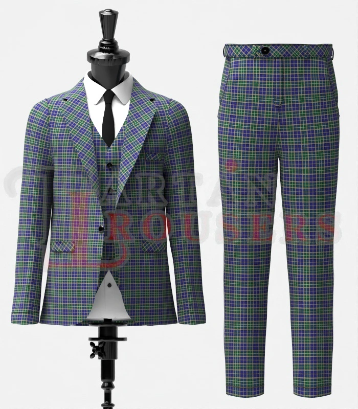 O_Sheehan Tartan Suit Front O_Sheehan Tartan Suit Front