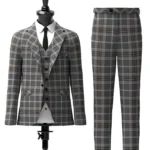 Oban Mist Tartan Suit Back