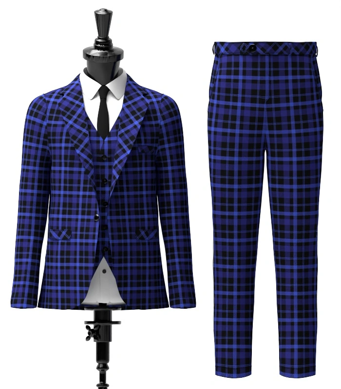 Oban Tartan Suit Front Oban Tartan Suit Front