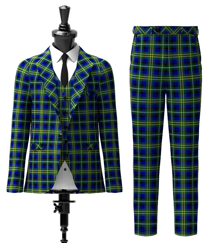 Orr Sharp Tartan Suit Front Orr Sharp Tartan Suit Front