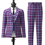 Parker Tartan Suit Front