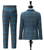 Patel Tartan Suit Back