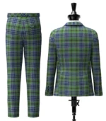 Patterson, William John Magee Tartan Suit Back