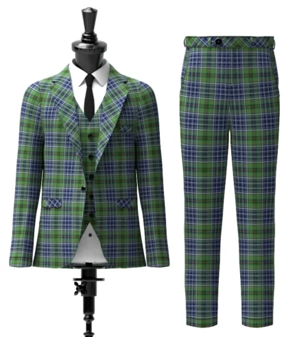 Patterson, William John Magee Tartan Suit Front