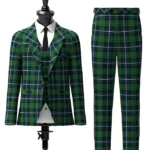Peebles Beltane Centenary Tartan Suit Front