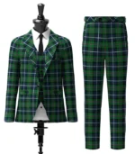 Peebles Beltane Centenary Tartan Suit Front