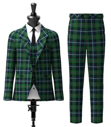 Peebles Beltane Centenary Tartan Suit Front