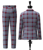 Perkins Tartan Suit Back