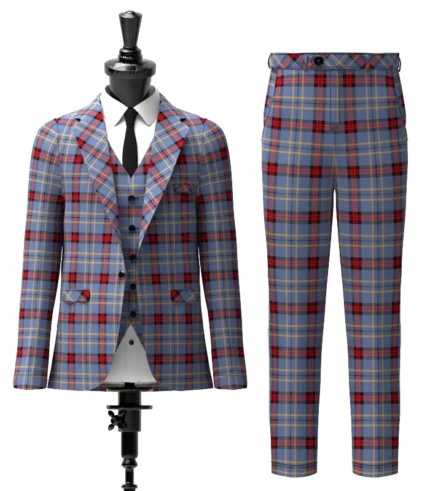 Perkins Tartan Suit Front