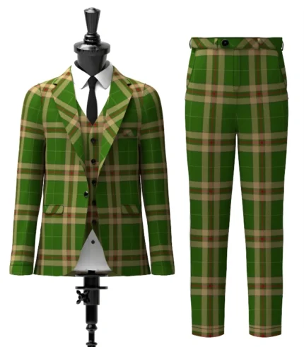 Pettigrew, J & Family Tartan Suit Front