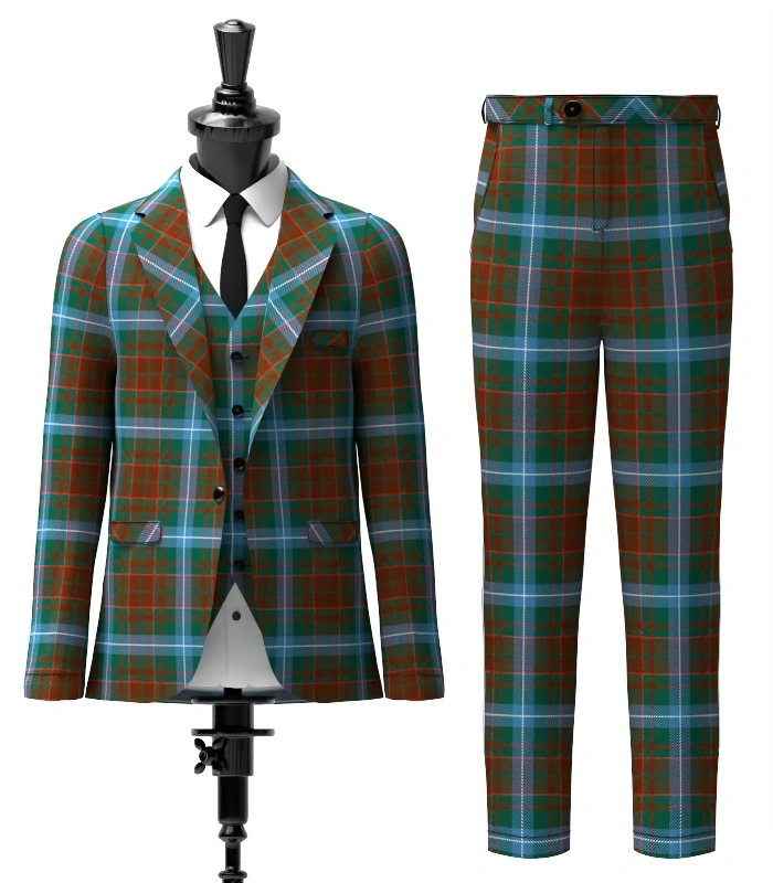 Phelan Tartan Suit Front Phelan Tartan Suit Front