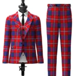 Porsche Bank Austria Tartan Suit Front