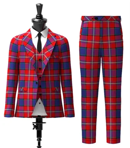 Porsche Bank Austria Tartan Suit Front