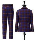 Potts Tartan Suit Back