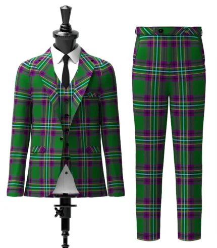 Powell Tartan Suit Front