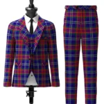 Prentice, M Tartan Suit Front