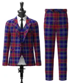 Prentice, M Tartan Suit Front