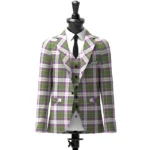 Prickly Thistle Tartan Jacket Front