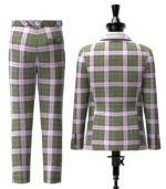 Prickly Thistle Tartan Suit Back