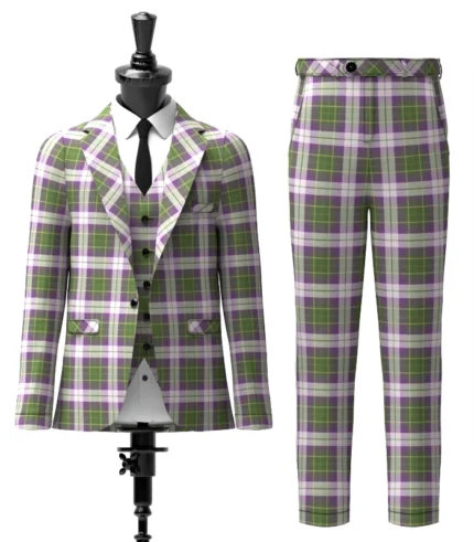 Prickly Thistle Tartan Suit Front