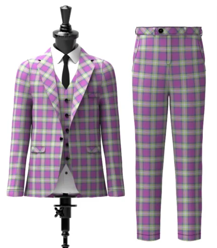 Pride of Dornoch Tartan Suit Front