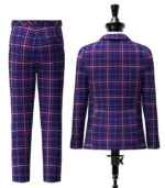 Pride of Fife Tartan Suit Back