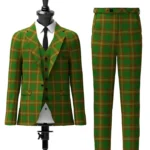 Prince David Tartan Suit Front