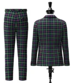 Purves Tartan Suit Back