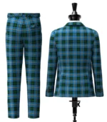 Quinn Tartan Suit Back
