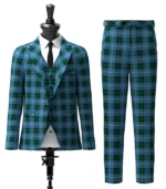 Quinn Tartan Suit Front