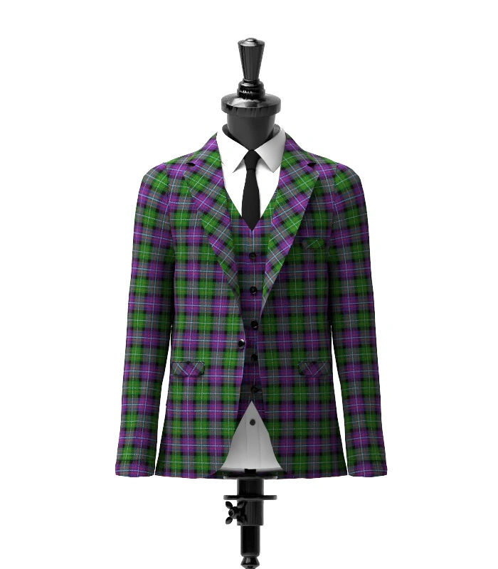 Rankine Tartan Jacket Front Rankine Tartan Jacket Front