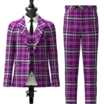 Regan Tartan Suit Front