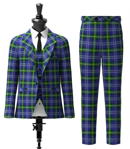 Renfrewshire Tartan Suit Front