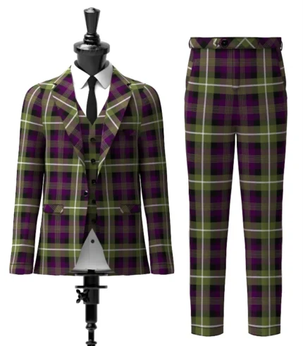 Rennie Tartan Suit Front