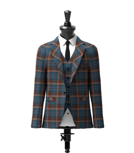 Renton Tartan Jacket Front