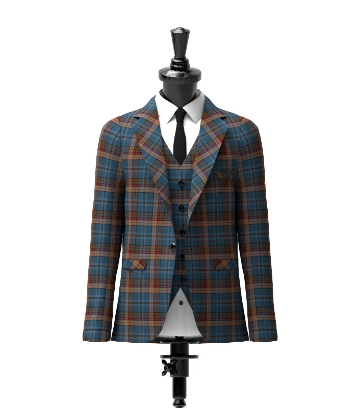 Renton Tartan Jacket Front Renton Tartan Jacket Front