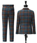 Renton Tartan Suit Back