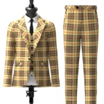 Rogers, C Tartan Suit Front