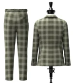 Saunders Tartan Suit Back