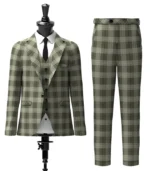 Saunders Tartan Suit Front